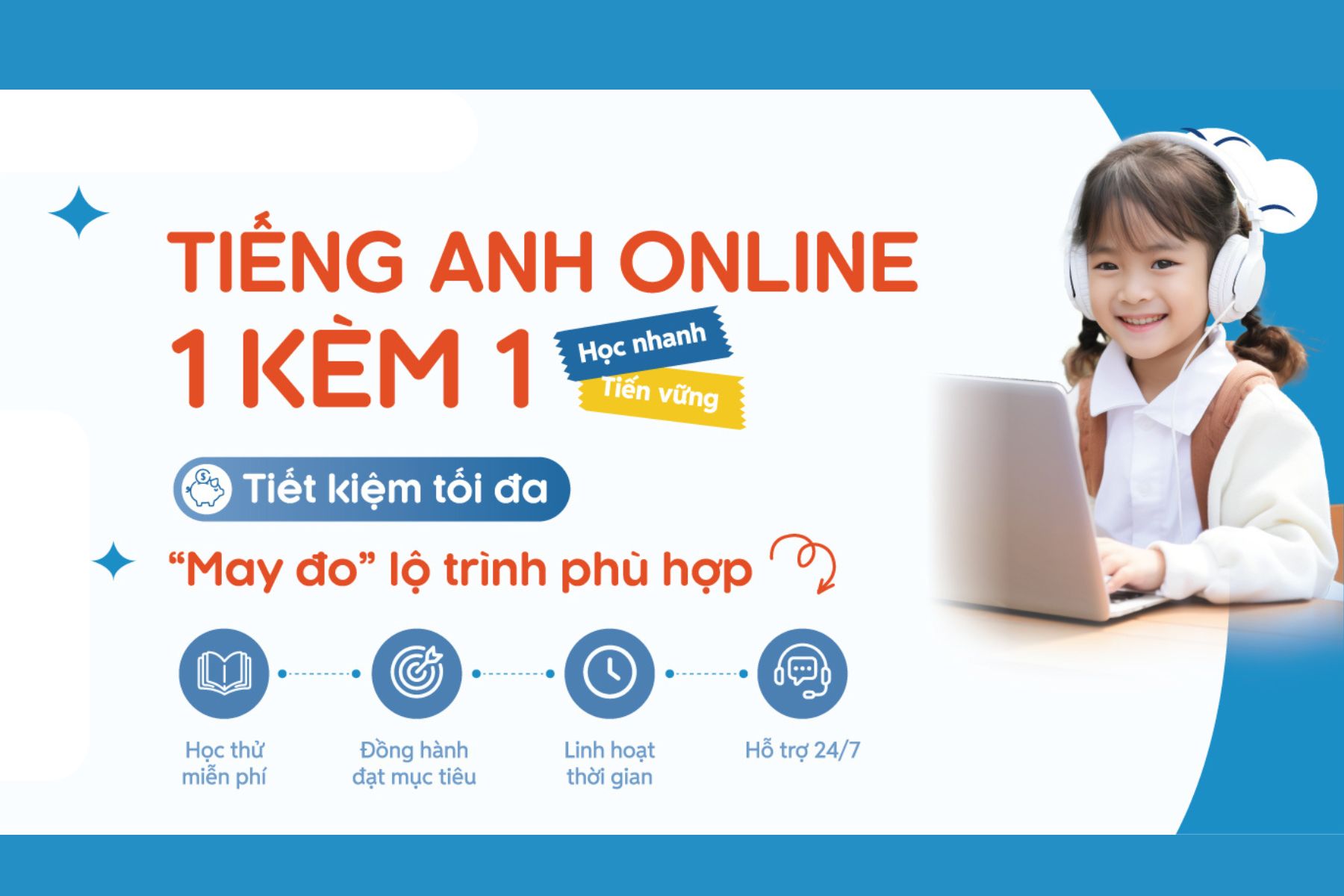 Tìm lớp học tiếng Anh online 1 kèm 1 cho bé ở đâu? Gợi ý địa chỉ đáng tin.