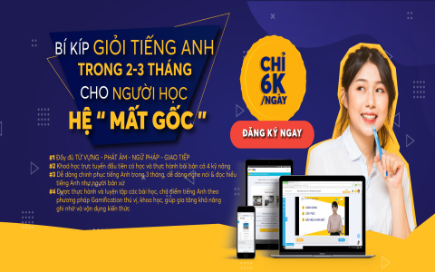 Tiếng Anh mất gốc đừng lo! Áp dụng cách học tiếng Anh hiệu quả cho người mất gốc này.