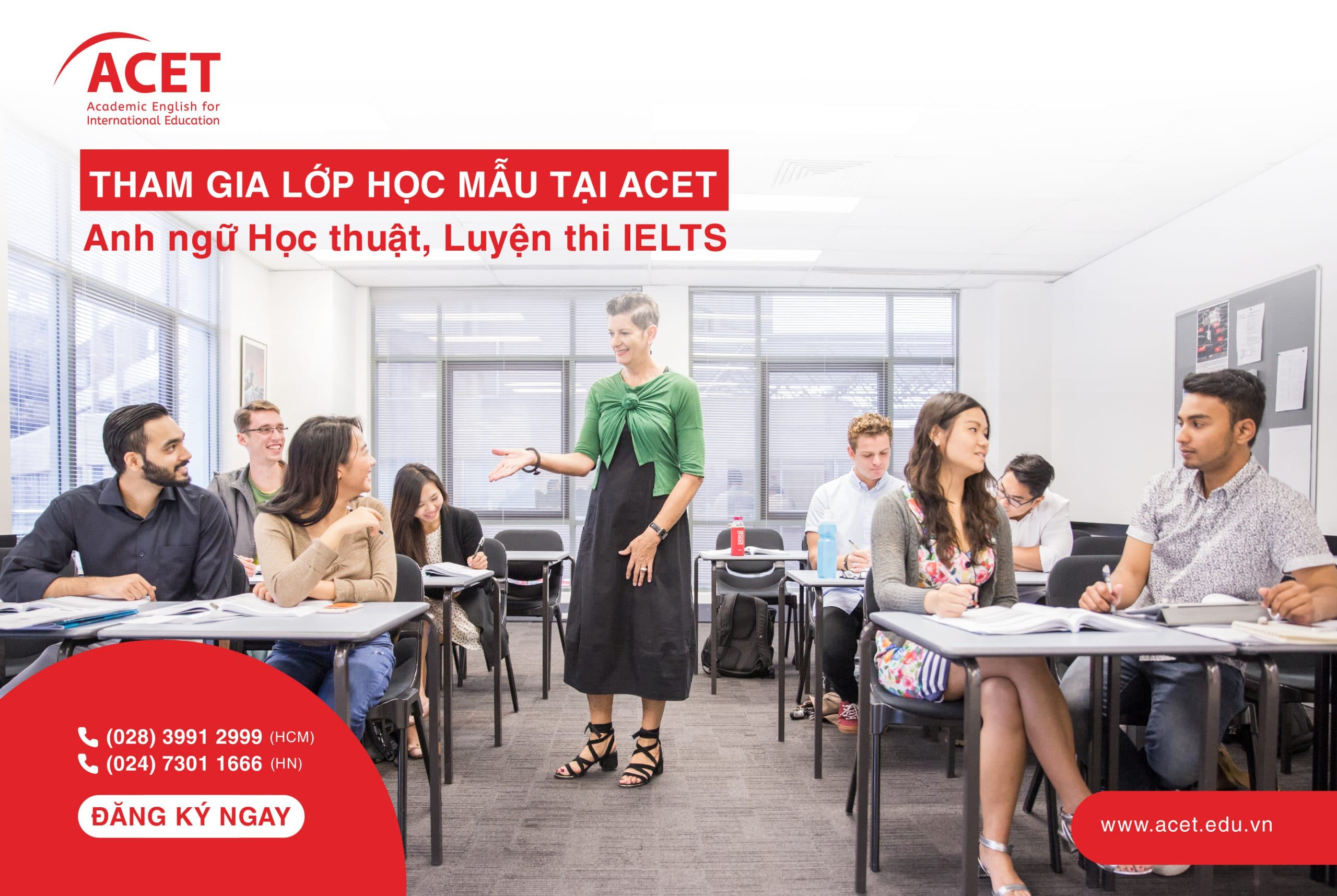 Học tại trung tâm tiếng anh uy tín Hà Nội có cam kết đầu ra không