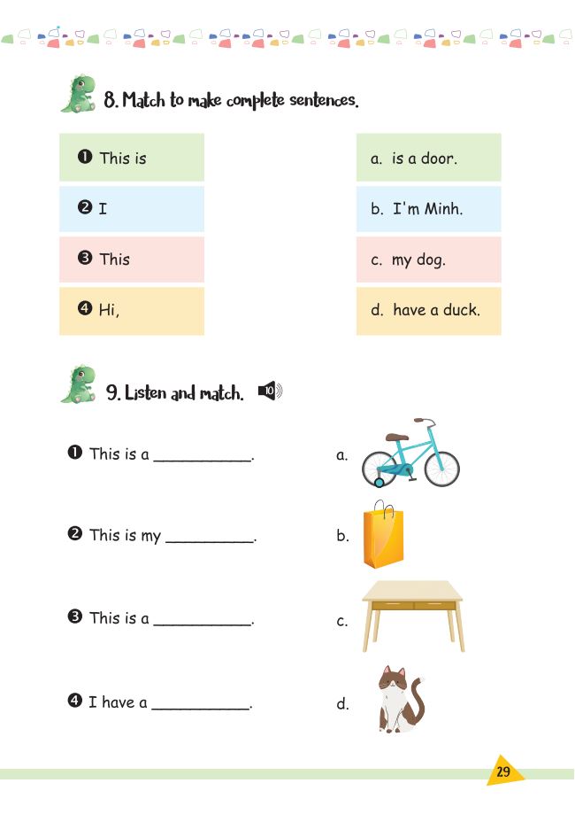 Bài tập tiếng anh lớp 1 miễn phí tải ở đâu? Cho con luyện tập không tốn tiền.