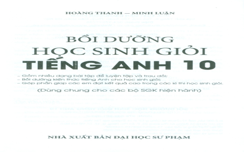 Sách tiếng Anh lớp 10 chương trình mới có khó học không? (Chia sẻ từ học sinh nè)