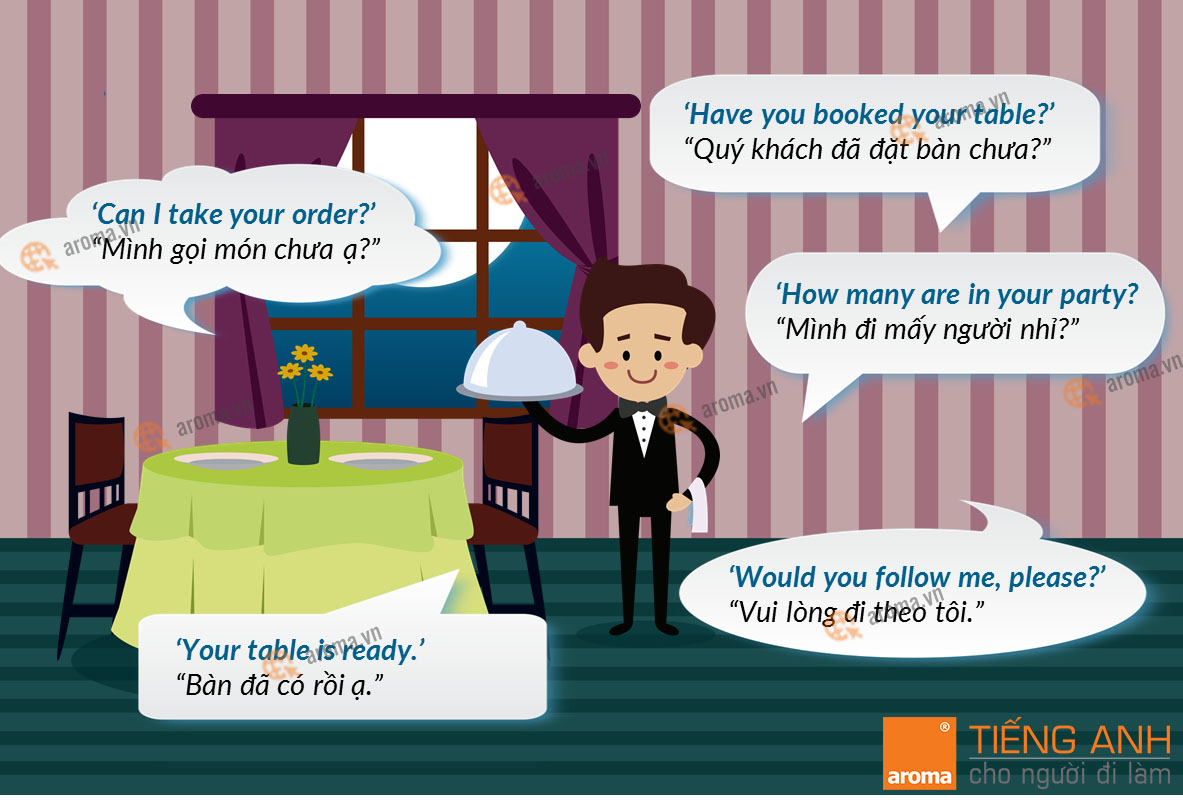 Giao tiếp tiếng Anh trong nhà hàng sao cho hay? (Mẹo đơn giản ai cũng làm được)