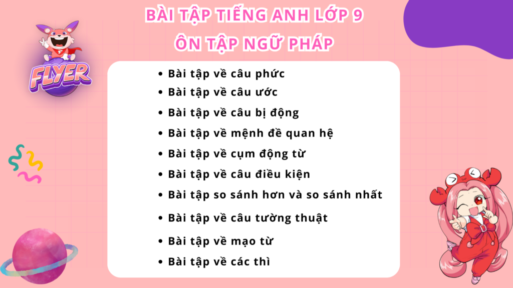 Bài tập tiếng anh lớp 9 quan trọng thế nào? (Giúp ôn thi tốt hơn)