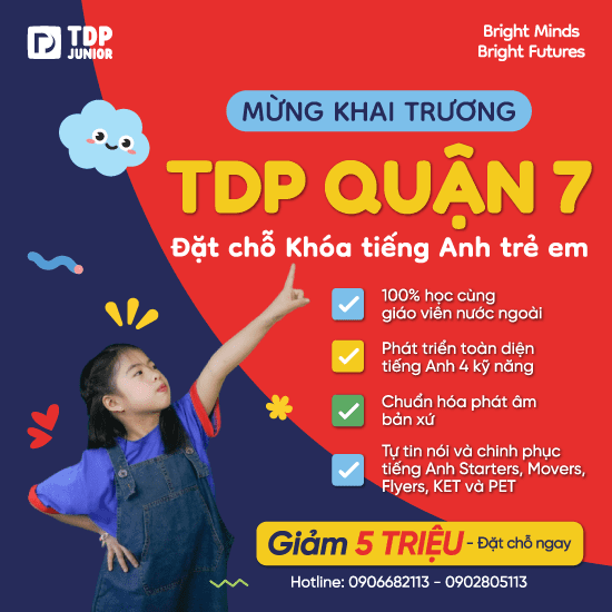 Top trung tâm Anh ngữ cho trẻ em tphcm đáng học - so sánh danh sách chi tiết ngay