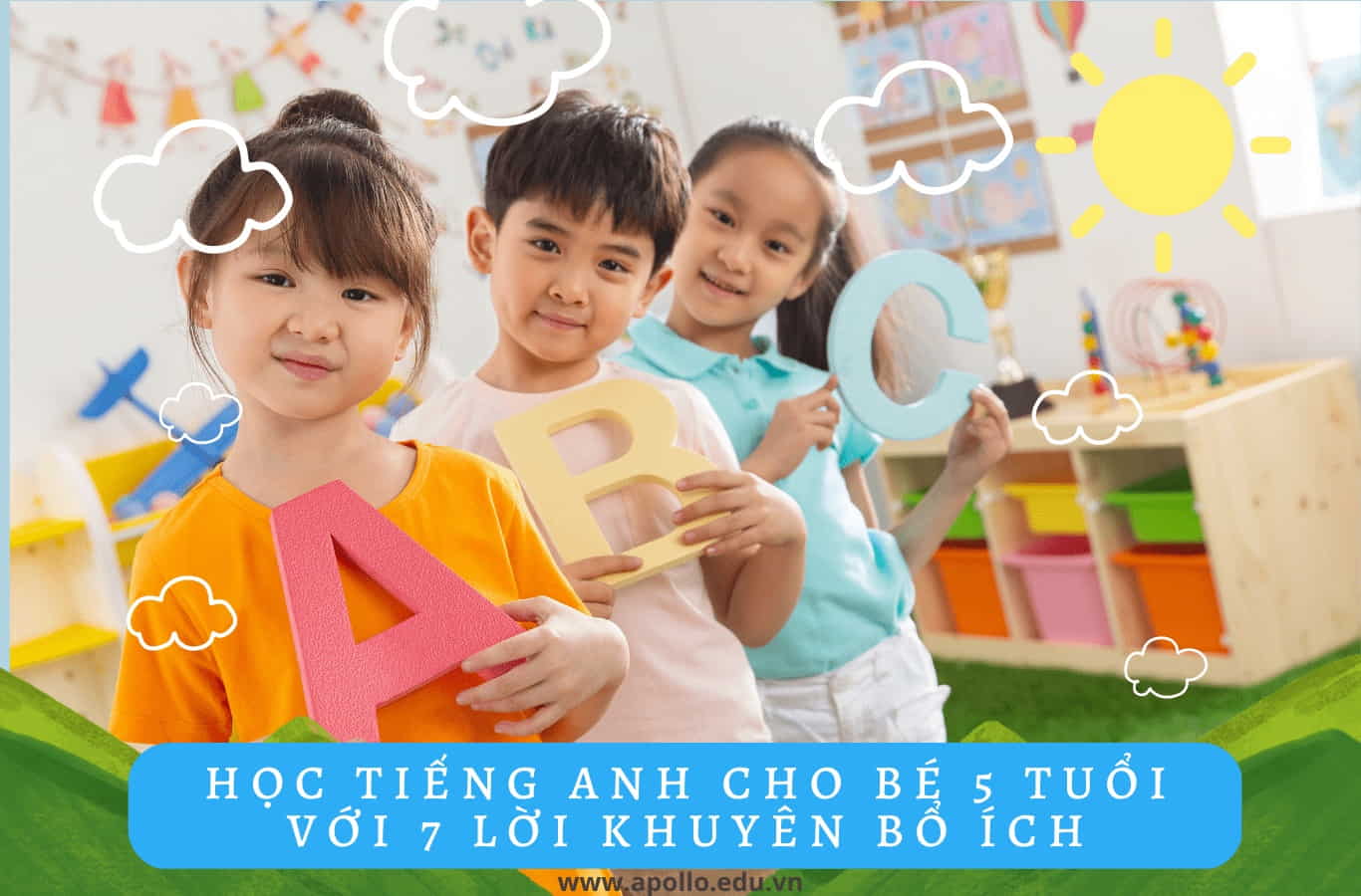 Học tiếng Anh online cho bé 5 tuổi ở đâu tốt, hiệu quả nhất?