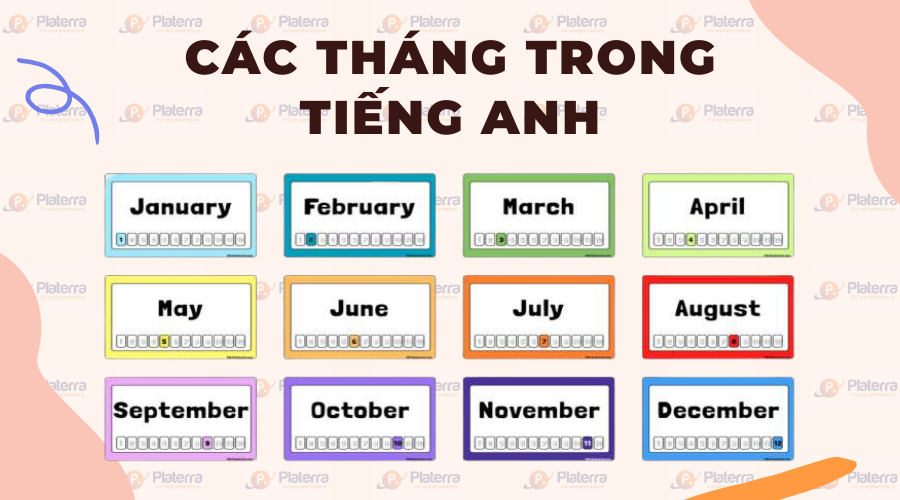 Học các tháng trong năm bằng tiếng Anh dễ nhớ? Đây là mẹo cực hay!