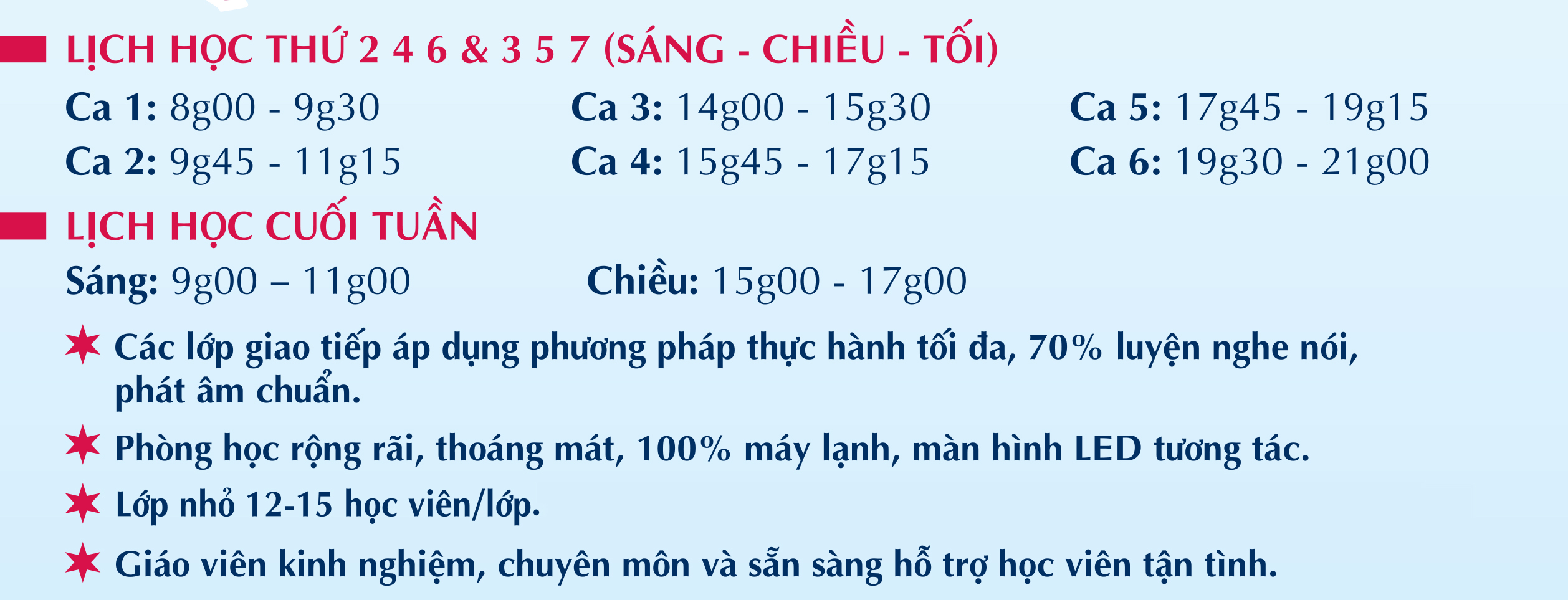 Học phí khóa học tiếng Anh giao tiếp cấp tốc TPHCM: Giá tốt nhất