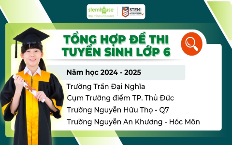 Tổng hợp đề thi tiếng anh lớp 6 mới nhất, giúp con ôn thi thật tốt.