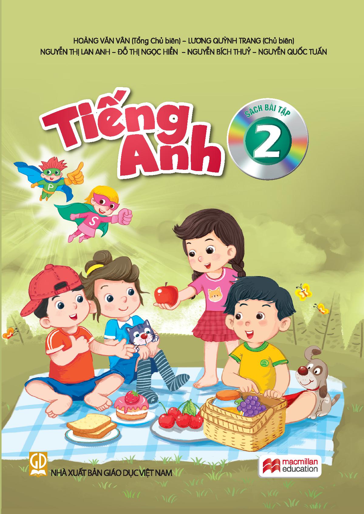 Tổng hợp bài tập tiếng Anh lớp 2 mới nhất? Cập nhật theo sách giáo khoa chuẩn.
