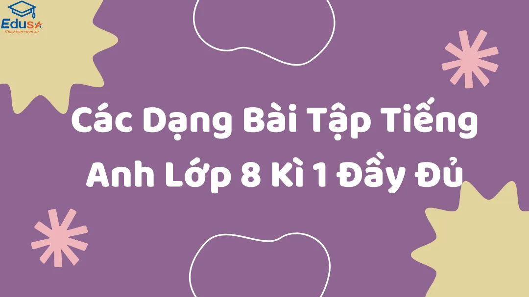 Tìm bài tập tiếng Anh lớp 8 ở đâu? Tổng hợp các dạng bài đầy đủ và hay nhất.