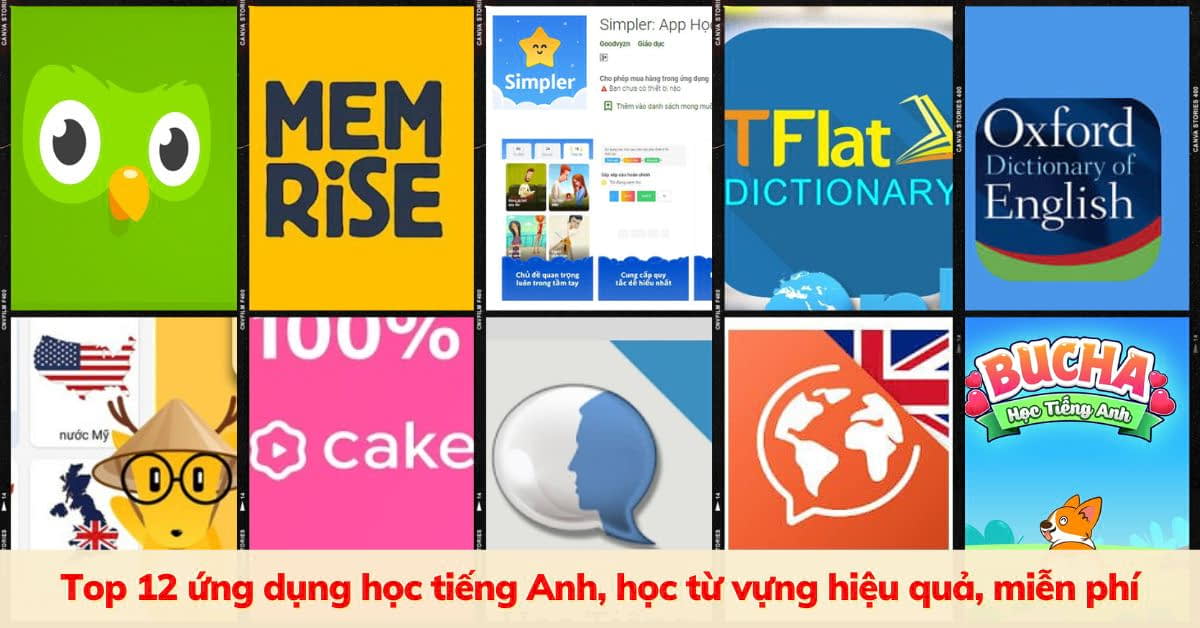 Học dễ dàng với phần mềm học tiếng anh miễn phí trên máy tính cho người mới bắt đầu.