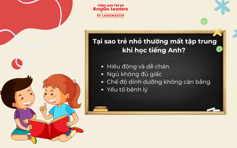 Trẻ học tiếng anh online bị mất tập trung? Mẹo hay giúp con tập trung học!