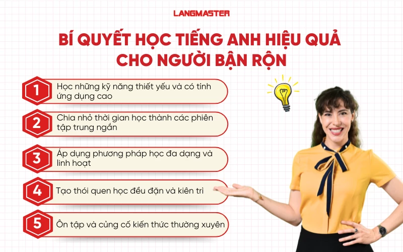 Tại sao học tiếng anh cho người bận rộn khó? (3 sai lầm cần tránh ngay hôm nay)