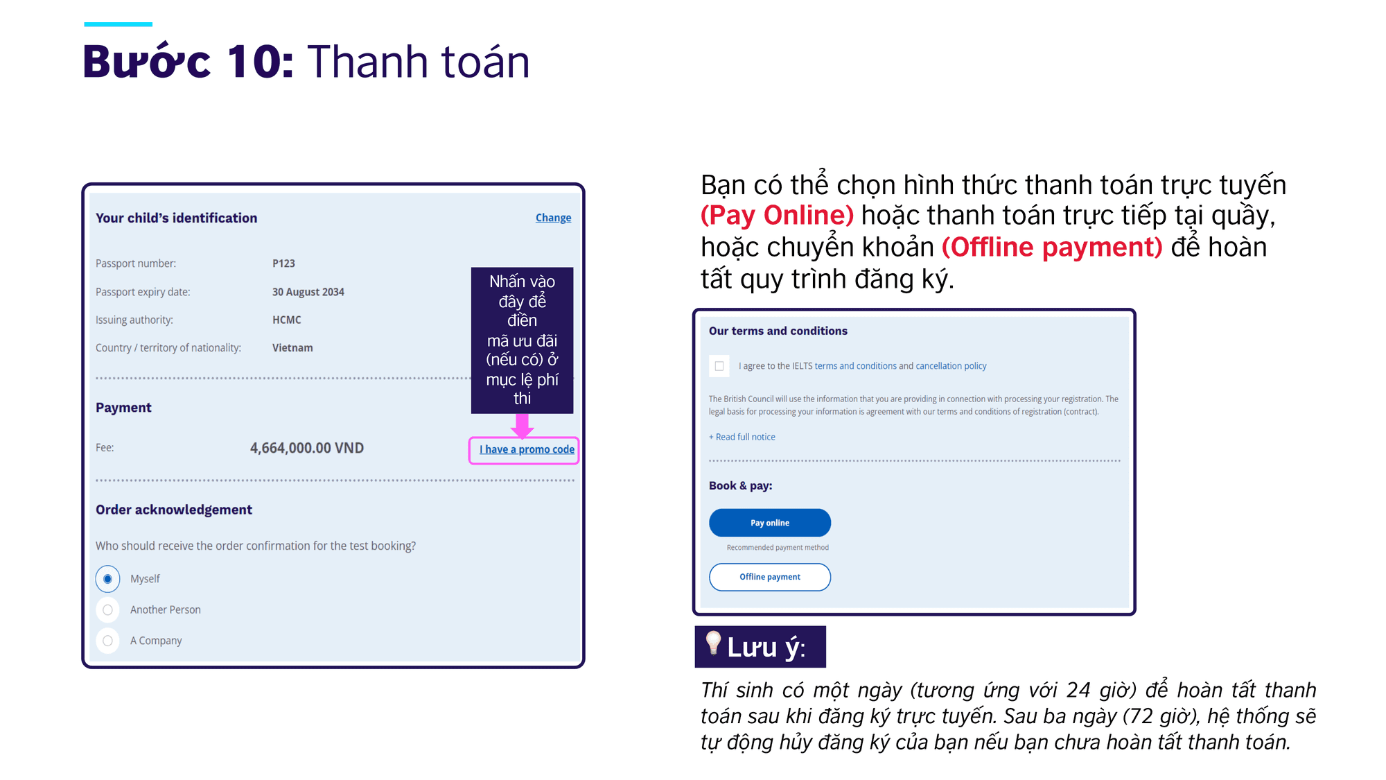 Cách đóng học phí tiếng anh tại hội đồng anh? Hướng dẫn thanh toán nhanh chóng