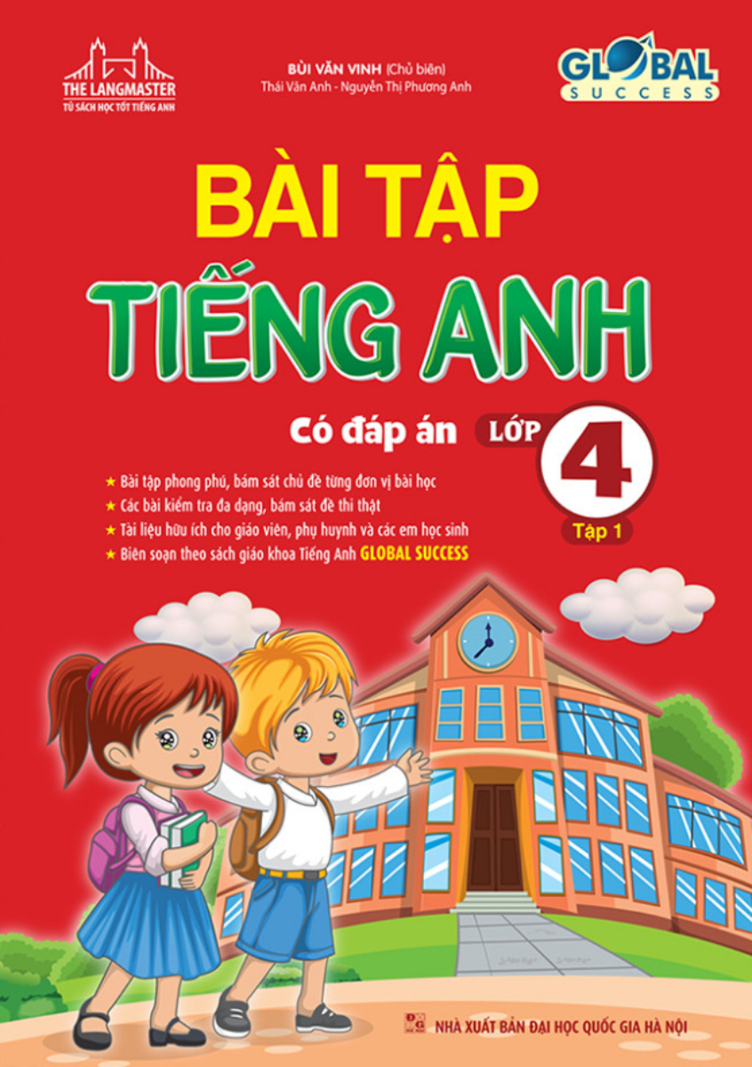 Tiếng Anh lớp 4 tập 1 giải bài tập dễ hiểu cho bé học tại nhà.