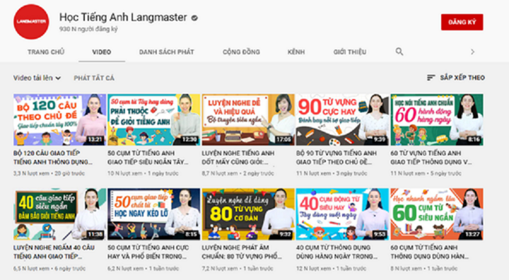 Top 5 kênh youtube học tiếng anh cho người việt được khuyên dùng nhiều
