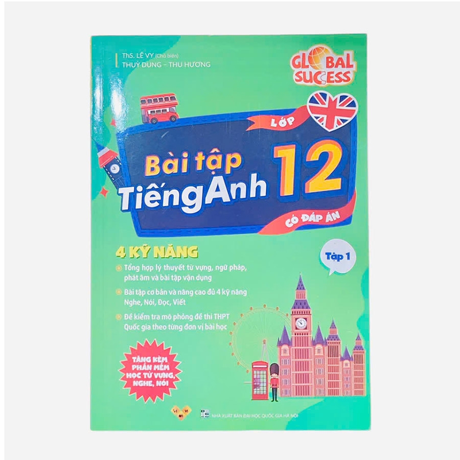 Bài tập tiếng Anh lớp 12 Unit 1 có đáp án, tự học tại nhà!
