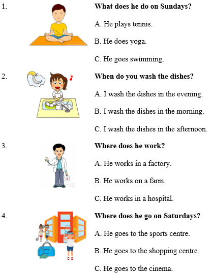 Đề thi tiếng anh lớp 4? Không hề khó!