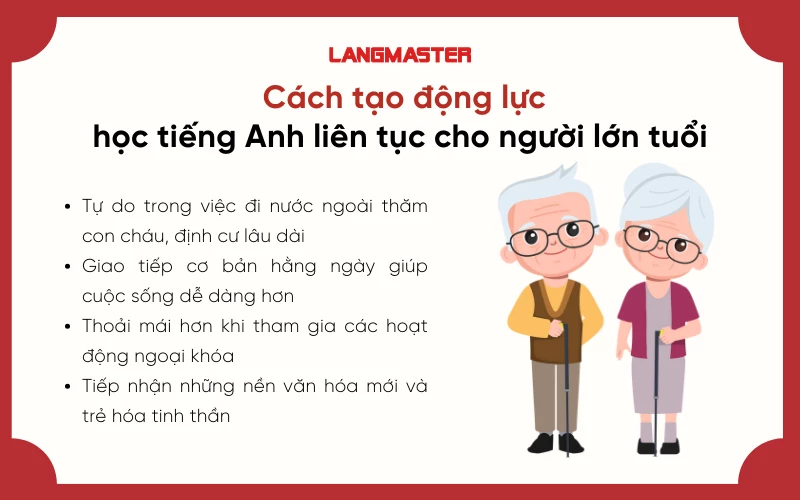 học tiếng anh dành cho người lớn tuổi dễ dàng chỉ sau 3 tháng